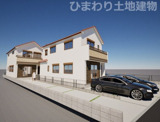 【外観】 | 寒川町一之宮2丁目  1号棟 6期 | イメージパース（完成時に現況と異なる場合は現況優先となります）