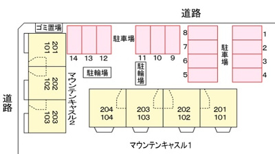 【区画図】 | マウンテンキャスル1