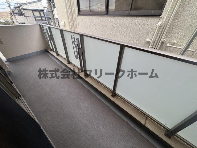 小金井市本町５丁目の賃貸マンションのバルコニー|※別号室参考写真になります。