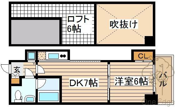 ティーズスクエア天神橋の間取り