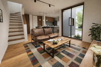 【完成予想図】 | 宇治市宇治野神2期　売土地　建築条件付き | 人気の和モダンやホテルライクのテイストを基調に、家具・照明を組み合わせて、暮らしがより具体的にイメージできるご提案をしています。