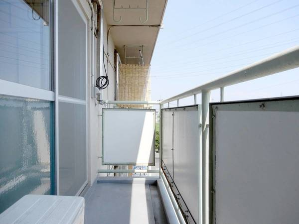 ビレッジハウス畑賀2号棟のバルコニー|ビレッジハウスの同一物件・同一タイプの間取りの写真です