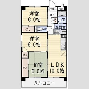 【間取り】 | 6清邦ビル