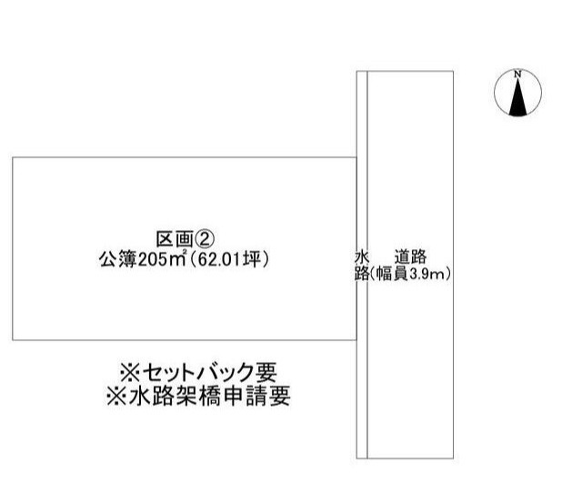 庄内町4丁目　売土地の土地図