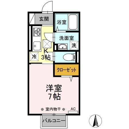 ナゴミエルエミアス エミアスの間取り