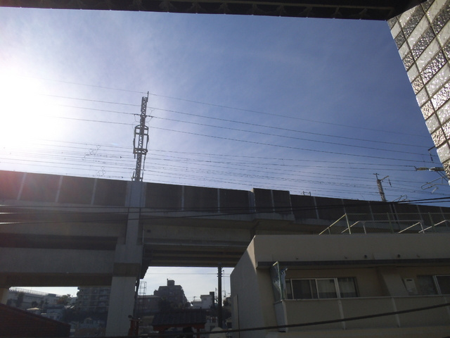 北区東十条１丁目の賃貸マンションの展望|青空が眩しいです☆