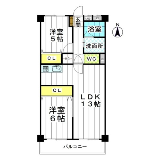 【間取り】 | クロックタワー植田