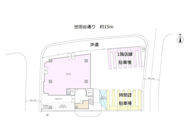 【区画図】 | 世田谷区大蔵2丁目　1棟レジデンス