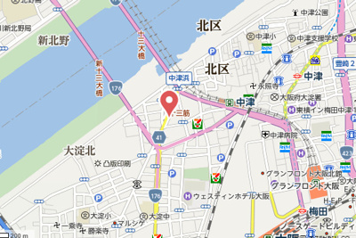 【地図】 | エスリード梅田グレイス