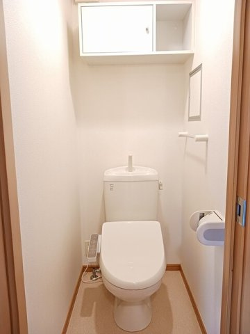 アンジェリカ　Ｄのトイレ|落ち着いた色調のトイレです