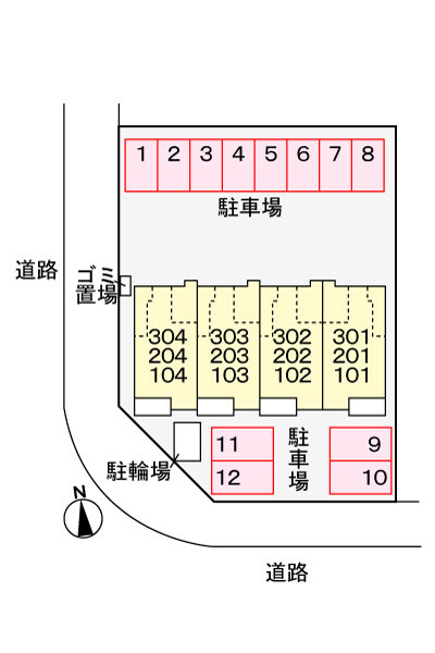 コンフォートの駐車場|駐車場