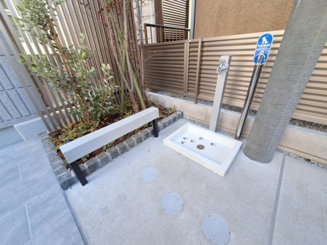 桜メゾンのその他共用部分|★ペット専用足洗い場★