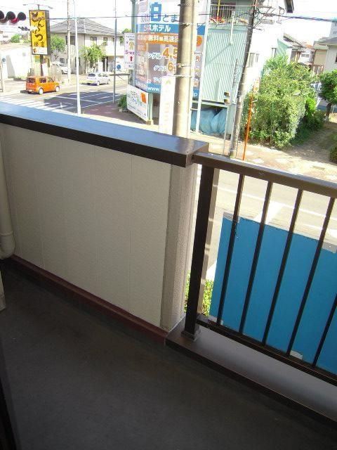 サンヒルズのバルコニー