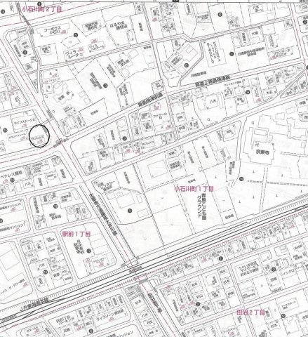 サンヒルズの地図