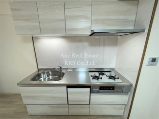 【キッチン】 | ハイシュタイン堀江 | 3口ガスコンロで食洗機も付いています！グリル付き！