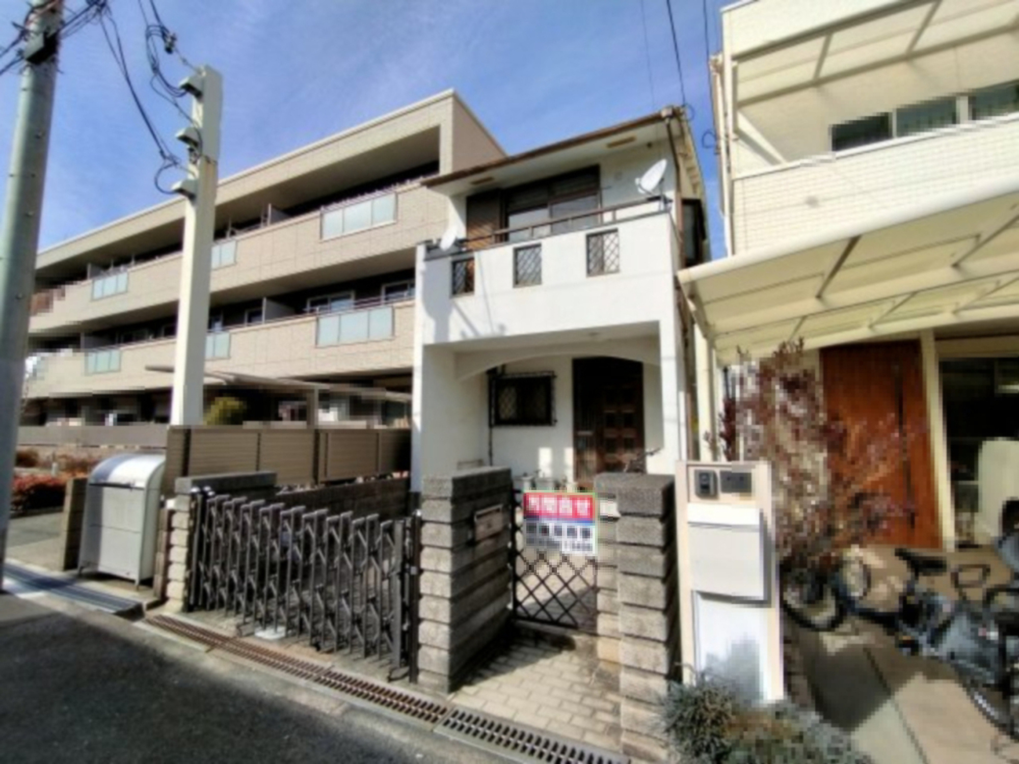 鶴見区放出東２丁目中古戸建の前面道路含む現地写真
