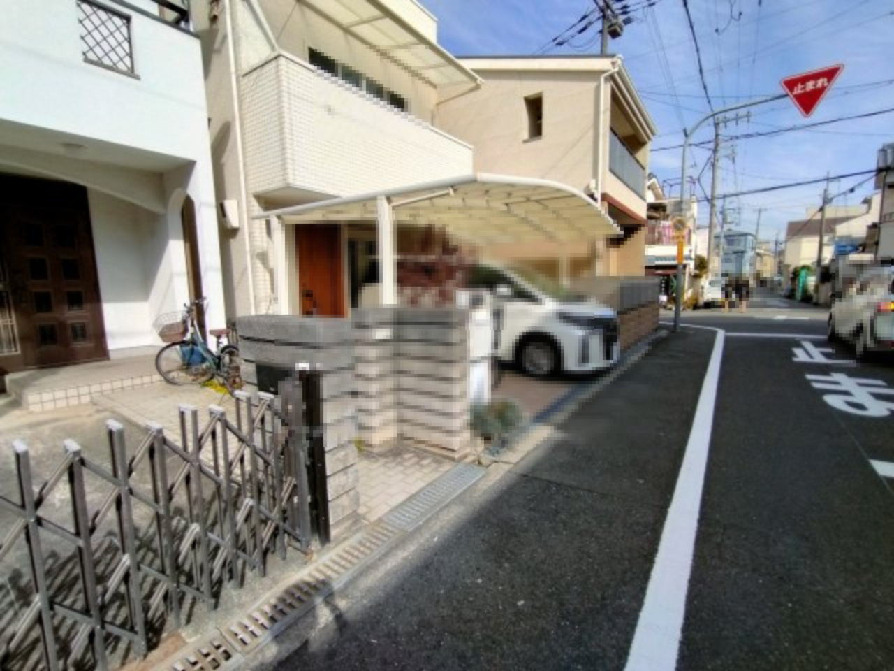鶴見区放出東２丁目中古戸建の前面道路含む現地写真