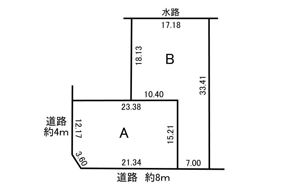2区画分譲地　安八町西結