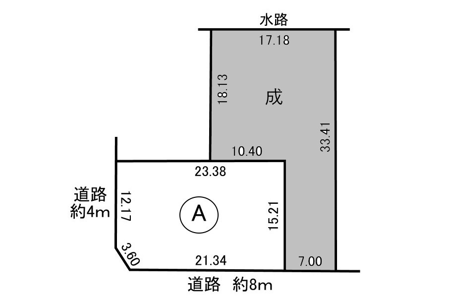 2区画分譲地　安八町西結