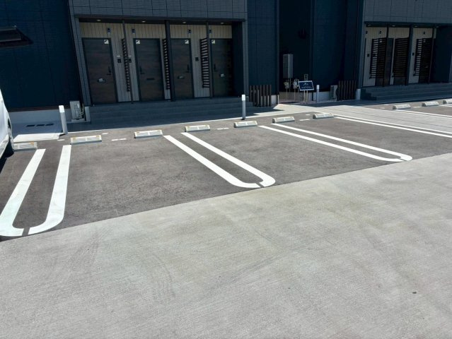 Anpool　A棟の駐車場