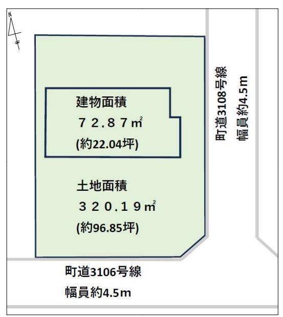 猿島郡五霞町原宿台１丁目　中古戸建の区画図