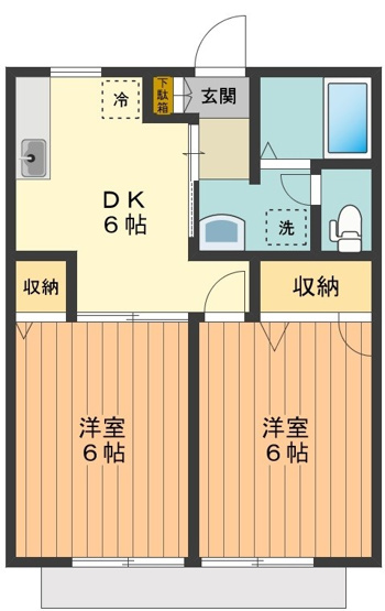 【間取り】 | サントゥールＢ