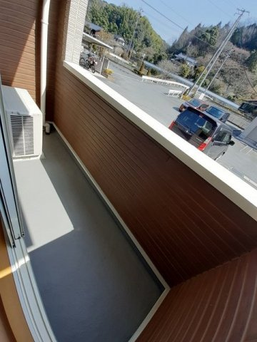 メイプルビュ－・プラッツＢのバルコニー