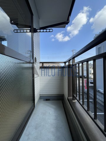 池ノ谷ハイツのバルコニー