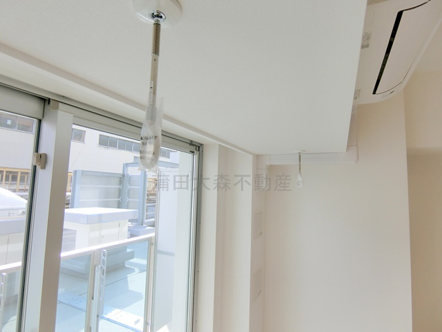 スタイリオ蒲田WESTの設備|室内物干し金具付！