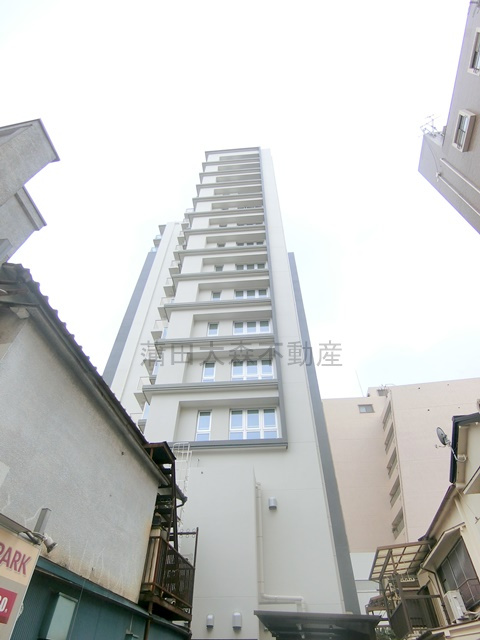 スタイリオ蒲田WESTの外観|2026年3月築　RC鉄筋コンクリート造地上14階建て総戸数87戸
駅からアーケードの商店街！東京都大田区西蒲田7丁目　JR京浜東北線蒲田駅近徒歩4分