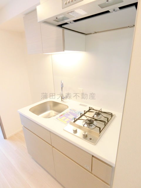 スタイリオ蒲田WESTのキッチン|2口ガスシステムキッチン