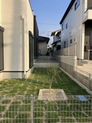 合志市須屋の一戸建ての庭