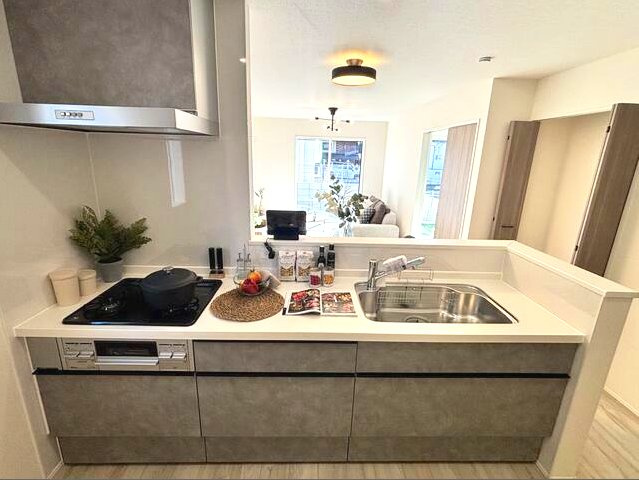 合志市須屋の一戸建てのキッチン