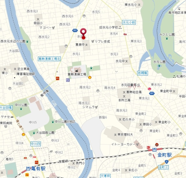 ハイツエイワⅡの地図|★案内図★