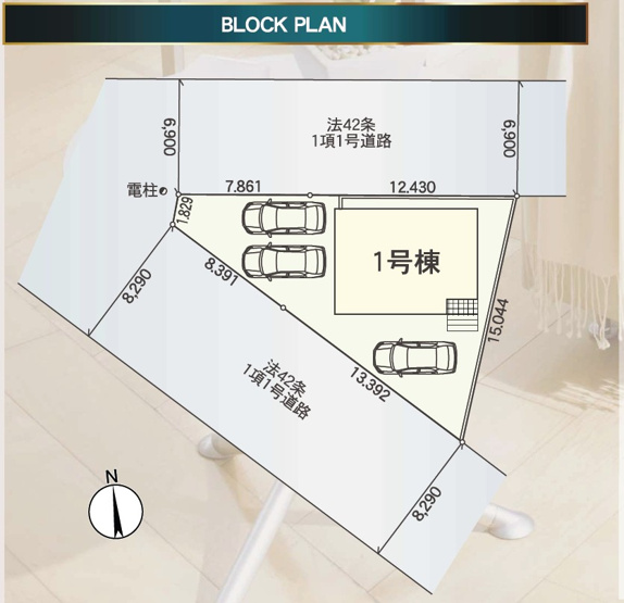 【区画図】 | 沼津市西間門第9　新築戸建　全1棟