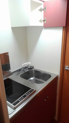 【キッチン】 | レオパレス加納院吉田 | 安全設計の電磁調理器です。