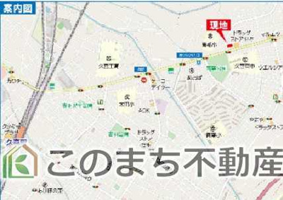【地図】 | 久喜青毛1丁目6番　D号棟