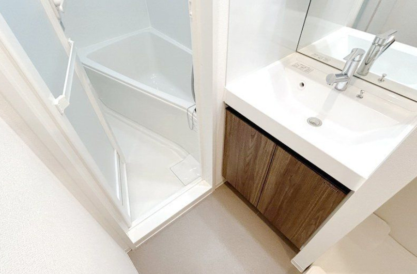 アジールコート三宿テラス　礼金０　ペット相談　楽器相談　新築　の洗面所