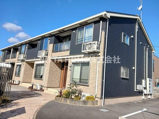 メゾンフランＦの外観|インターネット無料◎エアコン２台や３口コンロなどを設置◇