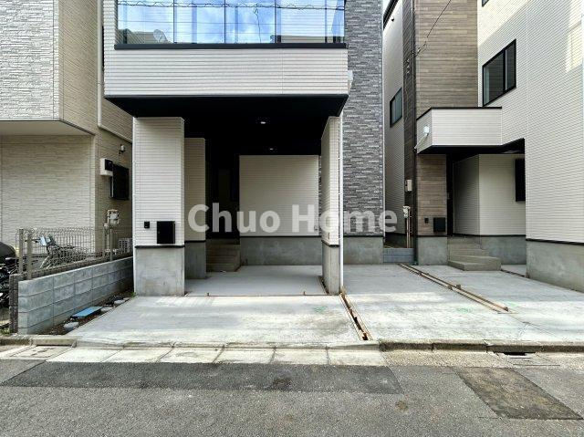 江戸川区平井7丁目新築分譲住宅の駐車場|カースペース2台