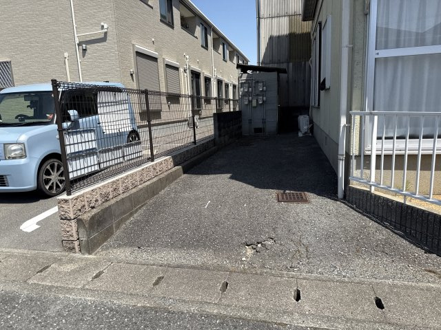 グリーンハイツ白浜の駐車場