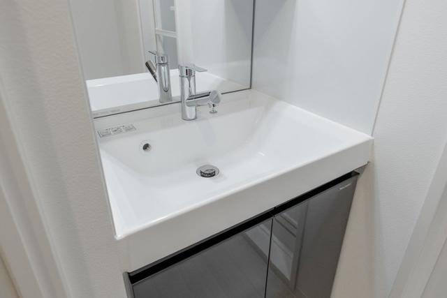 アジールコート池尻大橋　新築　ペット相談　楽器相談の洗面所