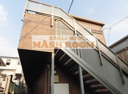 杉並区阿佐谷南２丁目のアパートのエントランス