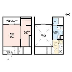 clarte　荒子Ⅰ　(クラルテアラコイチ　)　名古屋市賃貸　仲介手数料無料の間取り