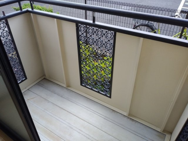 クレール竹原のバルコニー
