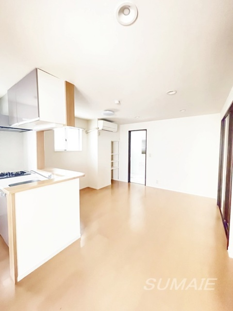 山一田端コーポの居間・リビング|リビングです☆