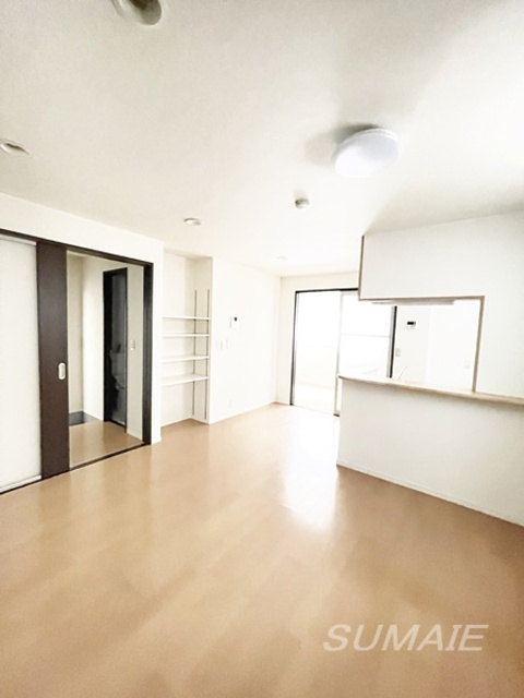 山一田端コーポの居間・リビング|リビングです☆