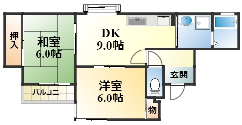 マノワール久貝の間取り