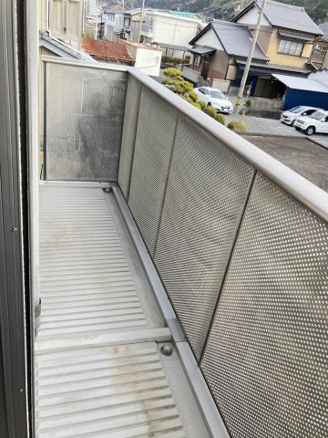 シャーメゾンにっしんのバルコニー