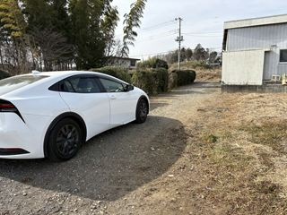 東松山市上唐子　土地117坪の前面道路含む現地写真